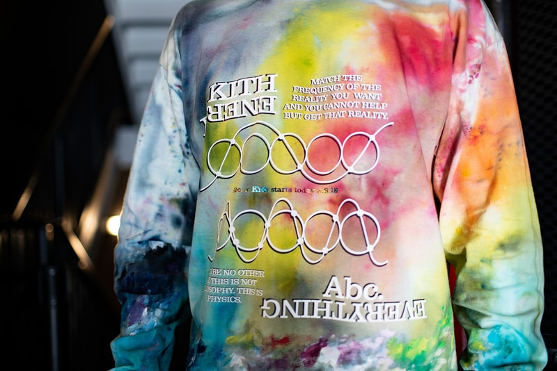 abc advisory board crystals kith energy is everything tie dye t shirt fashion 2018 september