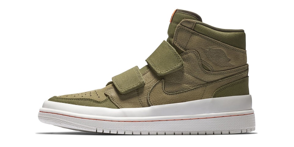 1 High Double Strap Olive | Hypebeast