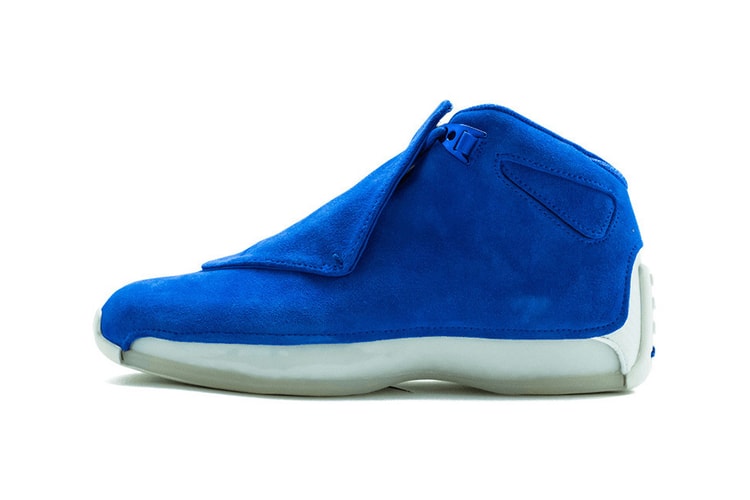 The Air Jordan 18 "Racer Blue" Releases This Month