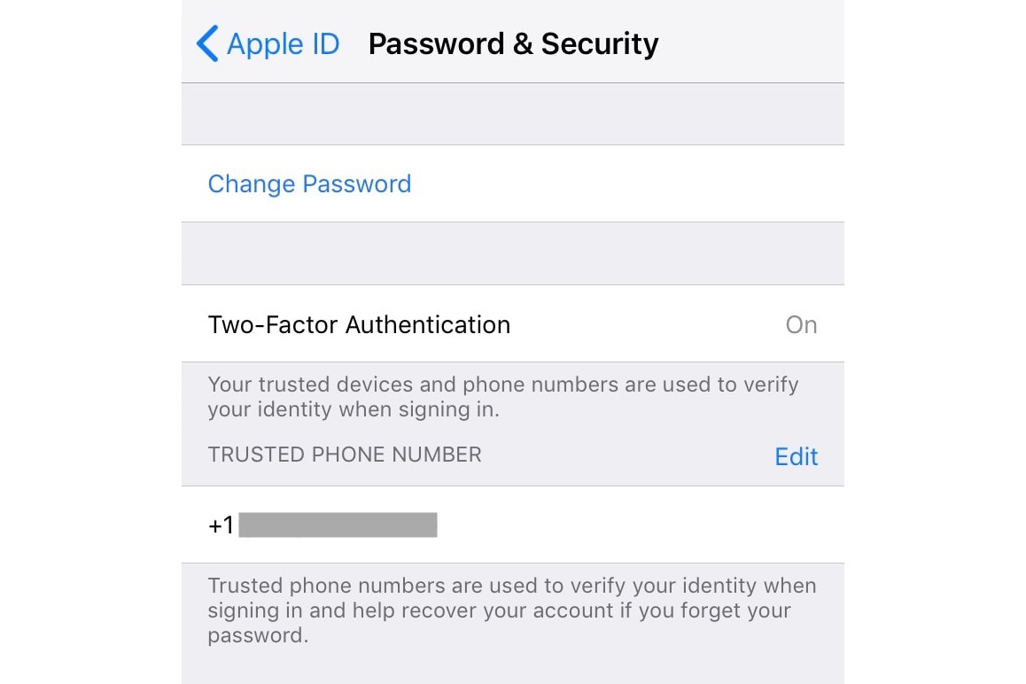 Apple iPhone iOS 12 Security Settings Update tech phones