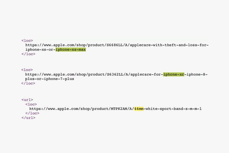 Apple iPhone XS XR Max Names Confirmed Leaked Leak Own Website Backend XML .xml File Technology Tech Buy Purchase Coming Soon Pre-Order Conference Announcement