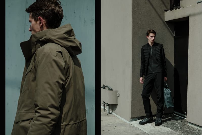 Arcteryx Veillance Fall Winter 1018 HAVEN editorial jacket blazer pants wallets shirts release drop collection