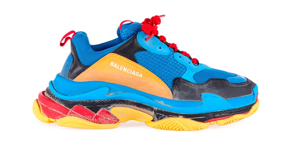 Balenciaga’s Triple S Trainer Debuts in a Bold New Color Scheme