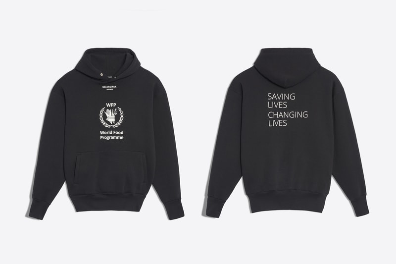 Balenciaga The World Food Programme Capsule collection fall winter 2018 united nations release info