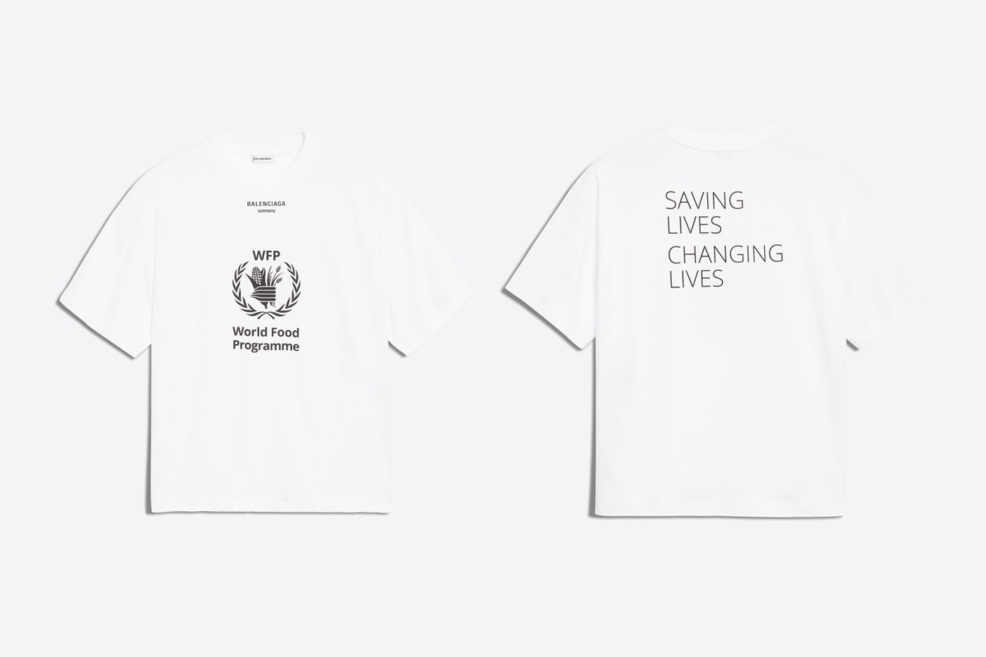 Balenciaga The World Food Programme Capsule collection fall winter 2018 united nations release info