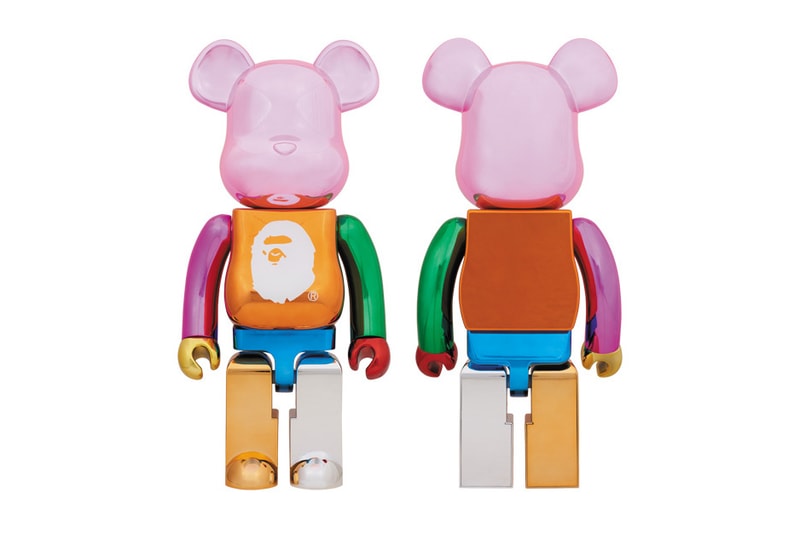 bape medicom toy bearbrick multi color foil figure 25 anniversary 1000 ape head holographic september 29 2018 drop release date sale buy purcahse