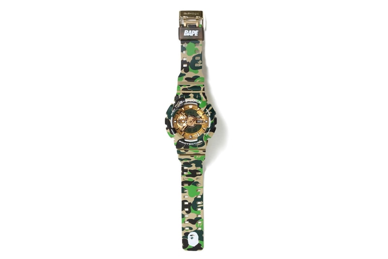bape g-shock 25th anniversary model camo