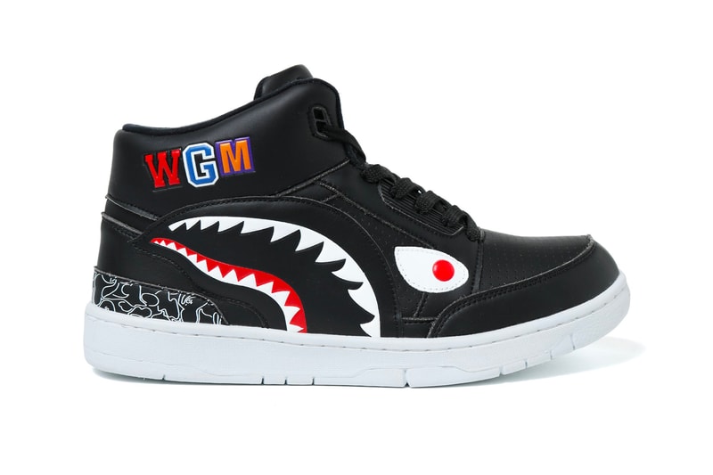BAPE Shark Cloud Sta black