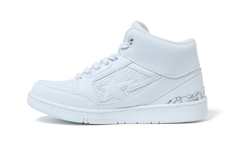 BAPE Shark Cloud Sta white