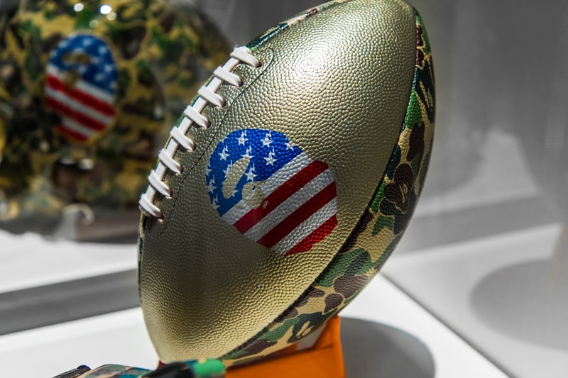 A Closer look at the BAPE x adidas Football Collection ultraboost adizero 5-Star camo ape head bape xxv exhibition japan tokyo