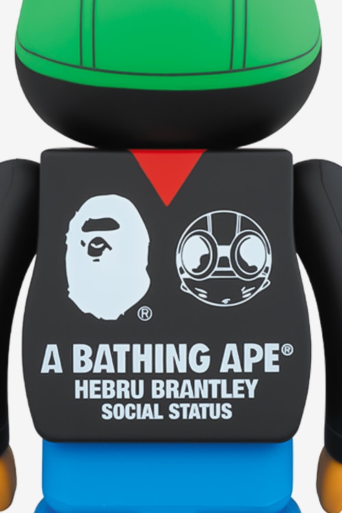 bape hebru brantley social status 1000 bearbrick medicom toy