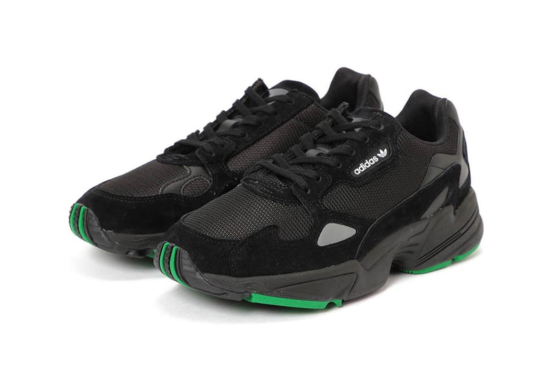 beams adidas falcon black green 2018 september footwear adidas originals sneakers