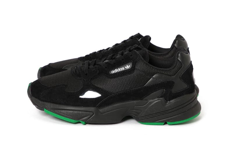 BEAMS x adidas Falcon Black/Green 