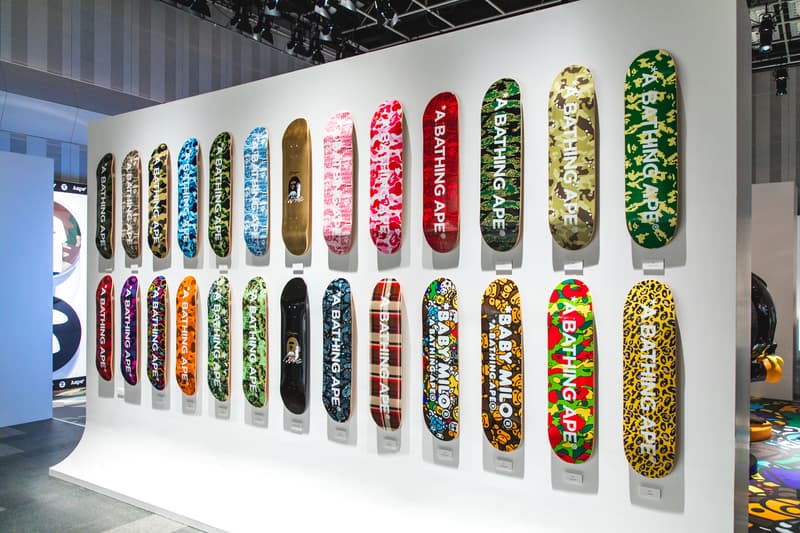 Best BAPE 25th Anniversary Collaboration BAPE XXV exhibitions a bathing ape nigo japan tokyo adidas casio g-shock japan tokyo spalding wilson adidas Swarovski medicom toy bearbrick