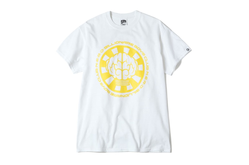 Billionaire Boys Club Ice Cream nerd collaboration japan exclusive tee shirts print logo pharrell williams september 18 2018 drop release date info black white yello no one ever really dies