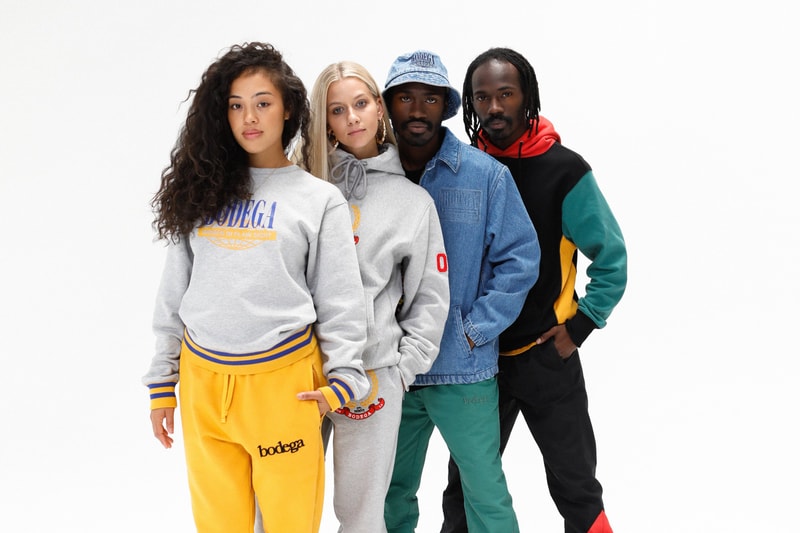 Bodega Fall Winter 2018 Collection Lookbook T-shirts hoodies crewnecks trousers