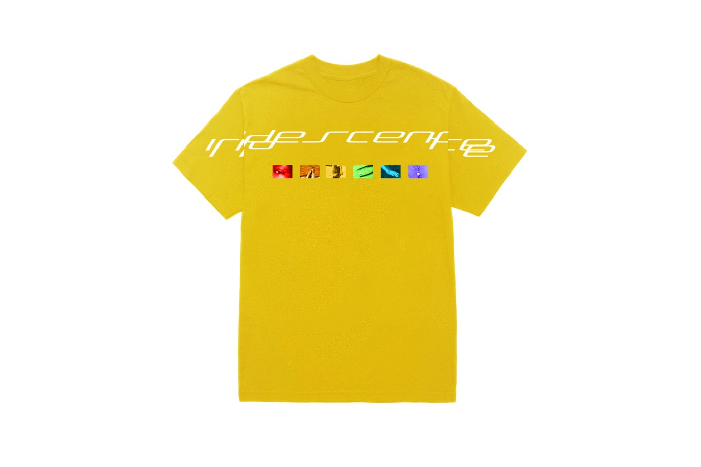 brockhampton iridescence merch collection yellow t-shirt