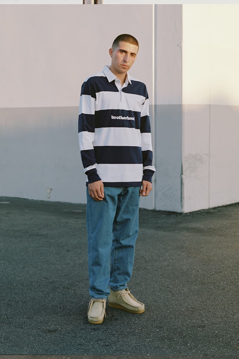 Brotherhood Fall Winter 2018 Lookbook collection T-shirts hoodies trousers crewneck pullovers