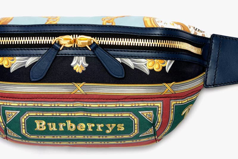 Burberry Archive Scarf Print Belt Bag accessories release info cross-body pouch