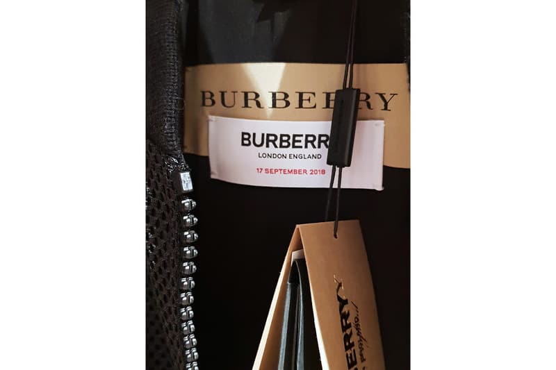 Burberry b series riccardo tisci regent street london pop up exclusive 24 hours instagram sale fall winter 2018 collection limited thomas print logo