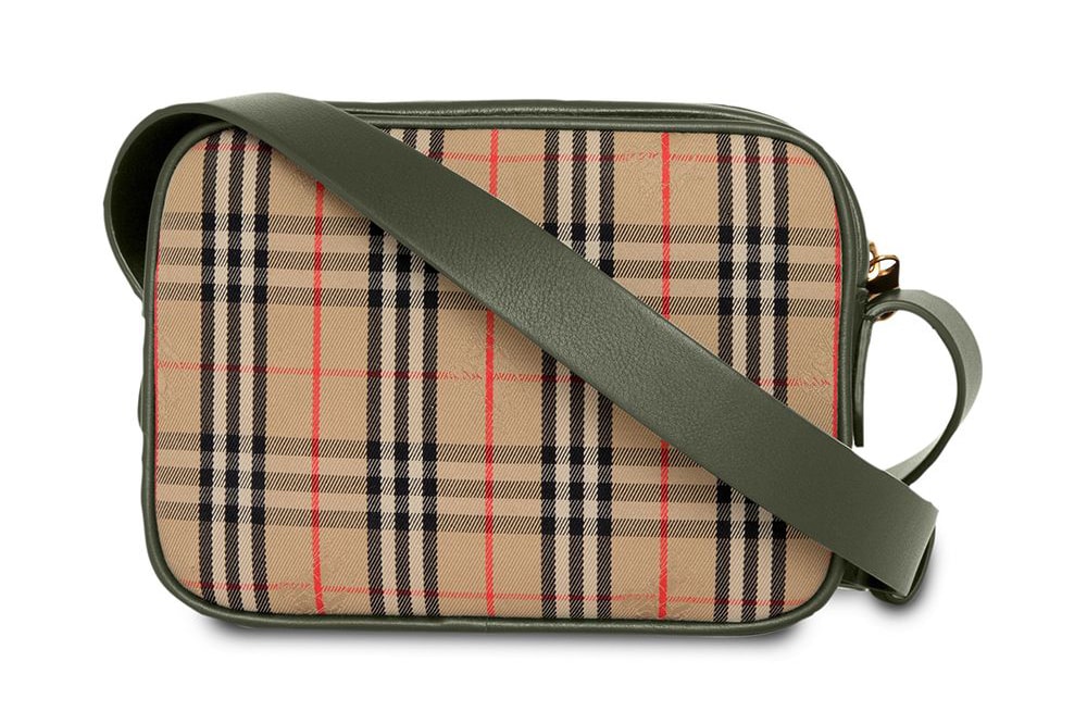 Burberry Check Link Camera Bag vintage print 1983 accessories release info