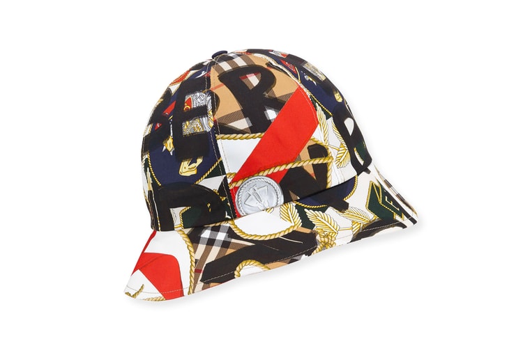 Burberry Repurposes More Vintage Scarves for This Printed Bucket Hat