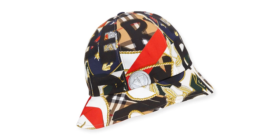 Burberry Vintage Scarf Print Bucket Hat | Hypebeast display picture 3