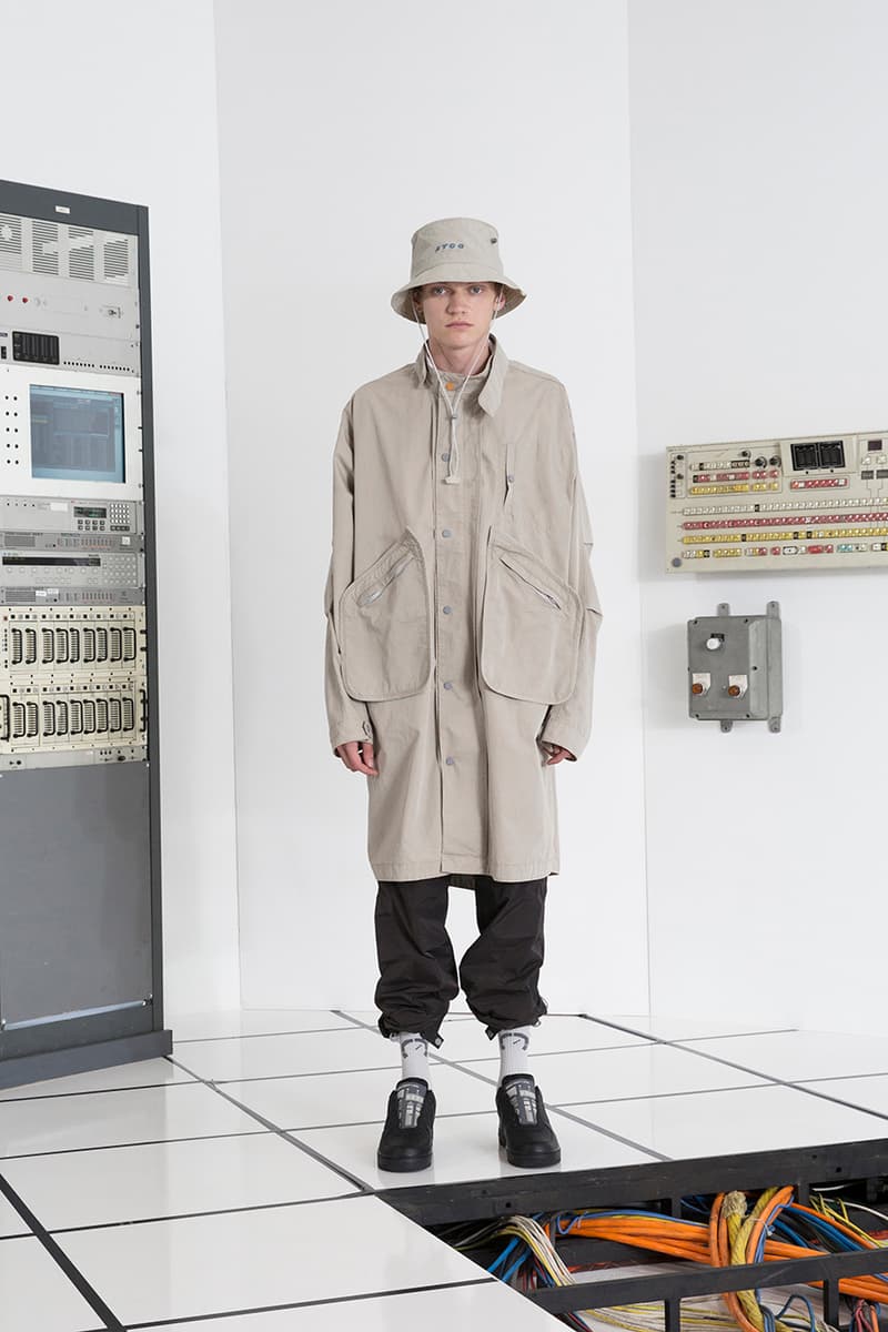 c2h4 System of Carbon collection fall winter 2018 lookbook drop release date info techwear computer september 27 2018 cargo parka jacket coat vest bucket hat