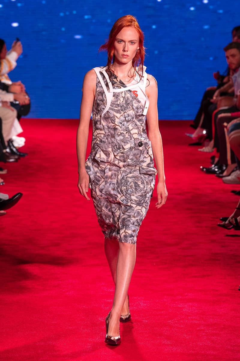 CALVIN KLEIN 205W39NYC Spring Summer 2019 NYFW Runway Show New York Fashion Week Jaws Print Raf Simons The graduate