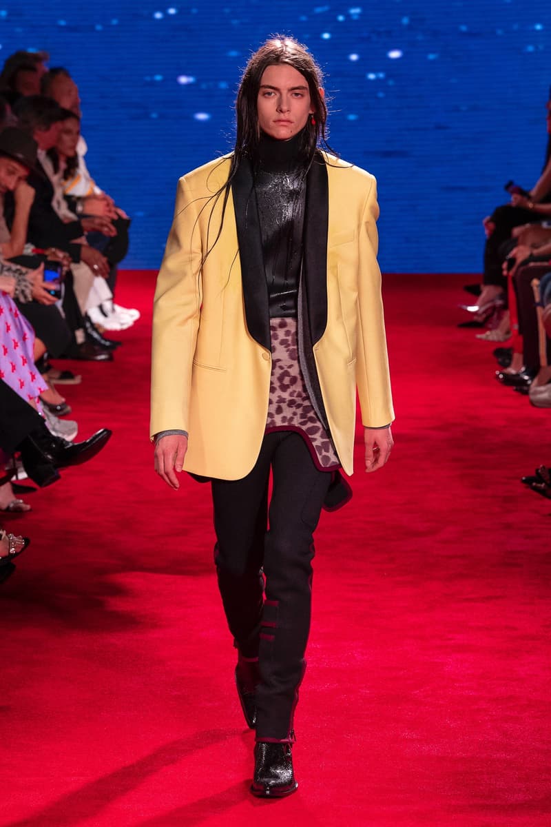 CALVIN KLEIN 205W39NYC Spring Summer 2019 NYFW Runway Show New York Fashion Week Jaws Print Raf Simons The graduate