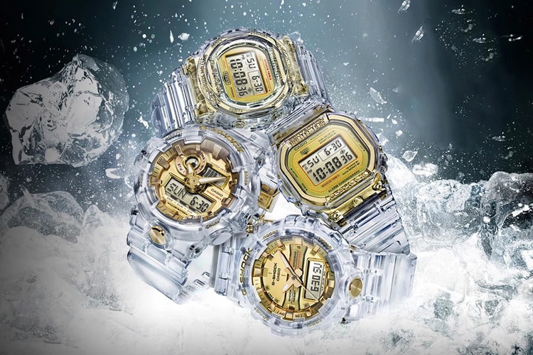 Casio G-SHOCK Drops See-Through Watches for Its Glacier Gold Collection