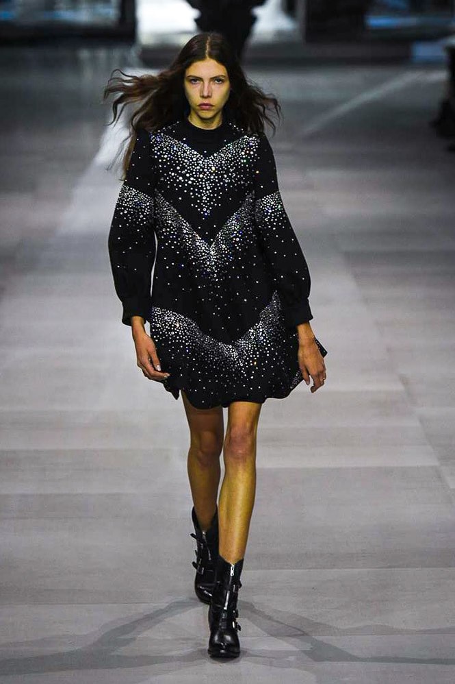 celine spring summer 2019 runway presentation show watch collection hedi slimane first debut paris fashion week spring summer 2019 photos imagery look women men