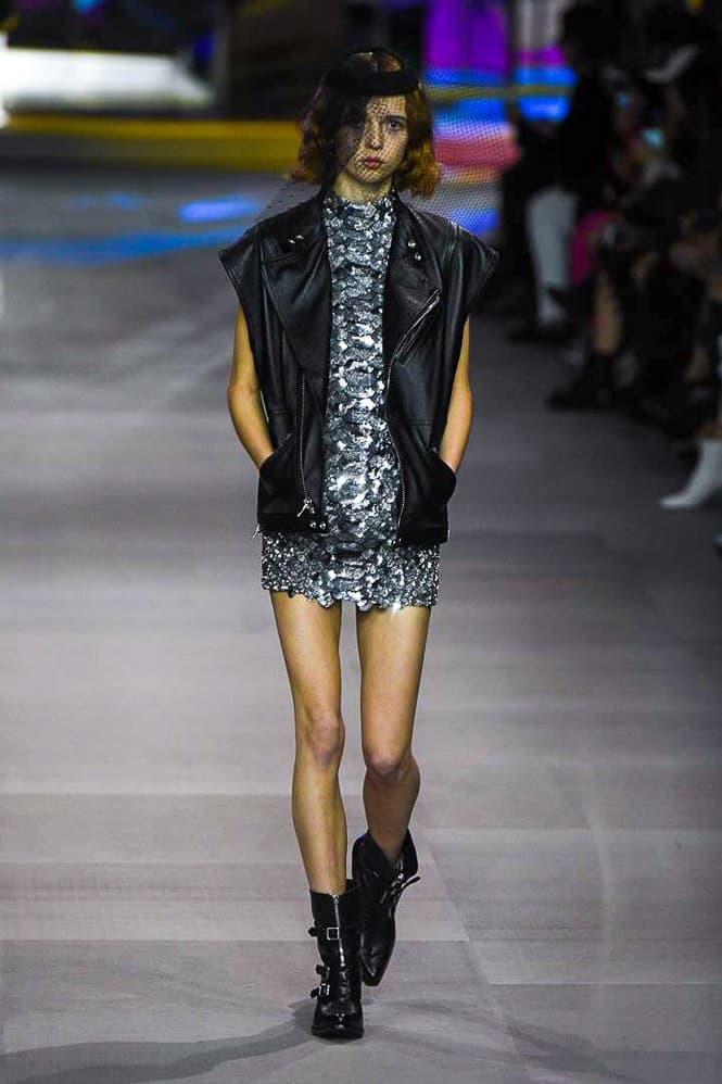 celine spring summer 2019 runway presentation show watch collection hedi slimane first debut paris fashion week spring summer 2019 photos imagery look women men