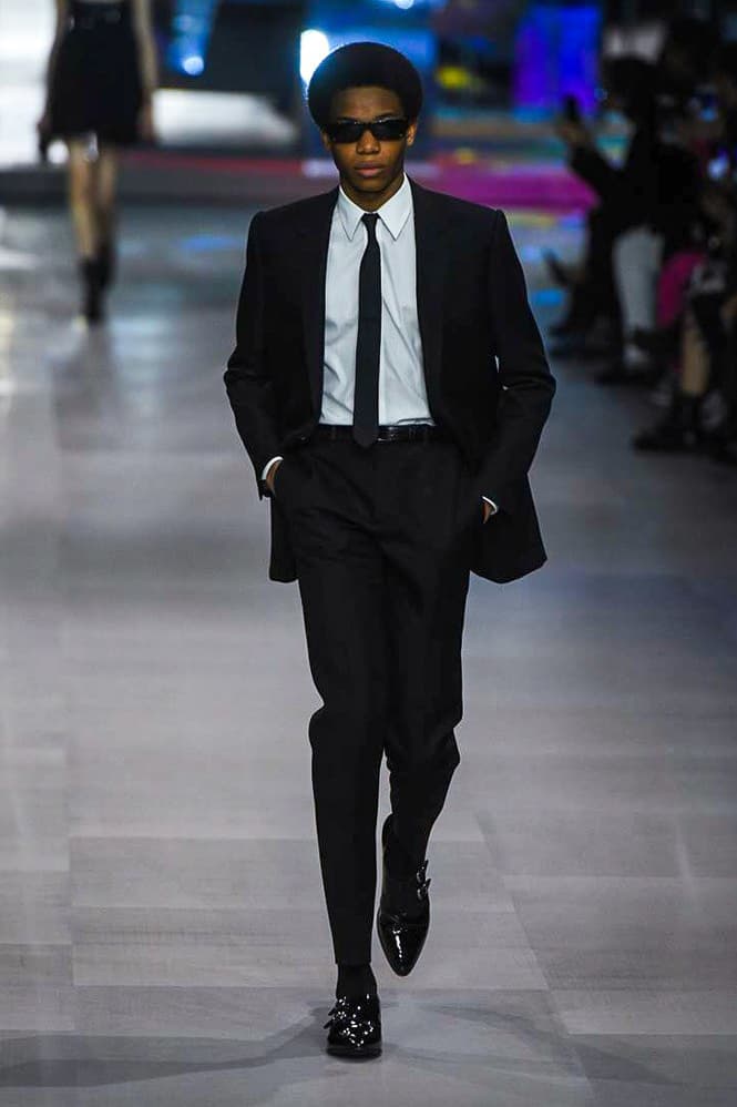 celine spring summer 2019 runway presentation show watch collection hedi slimane first debut paris fashion week spring summer 2019 photos imagery look women men