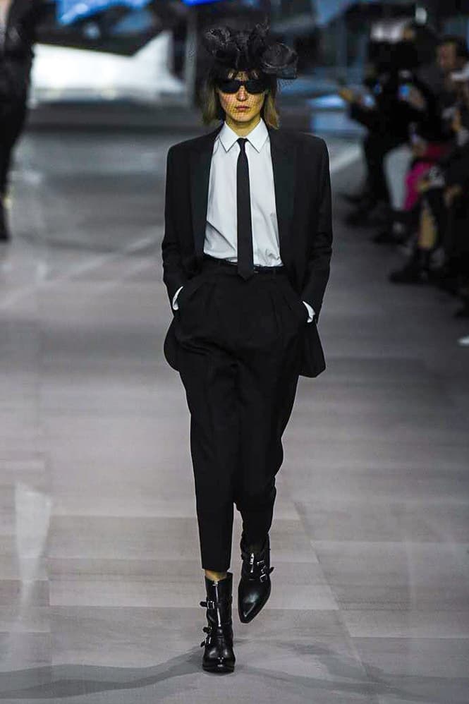 celine spring summer 2019 runway presentation show watch collection hedi slimane first debut paris fashion week spring summer 2019 photos imagery look women men