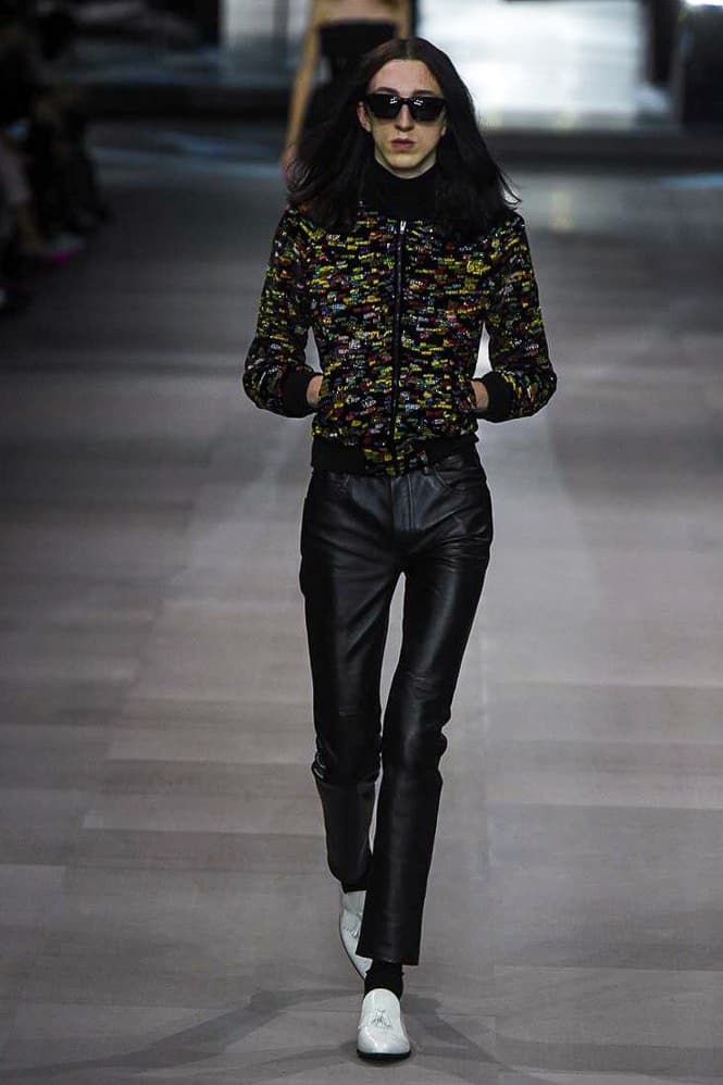 celine spring summer 2019 runway presentation show watch collection hedi slimane first debut paris fashion week spring summer 2019 photos imagery look women men