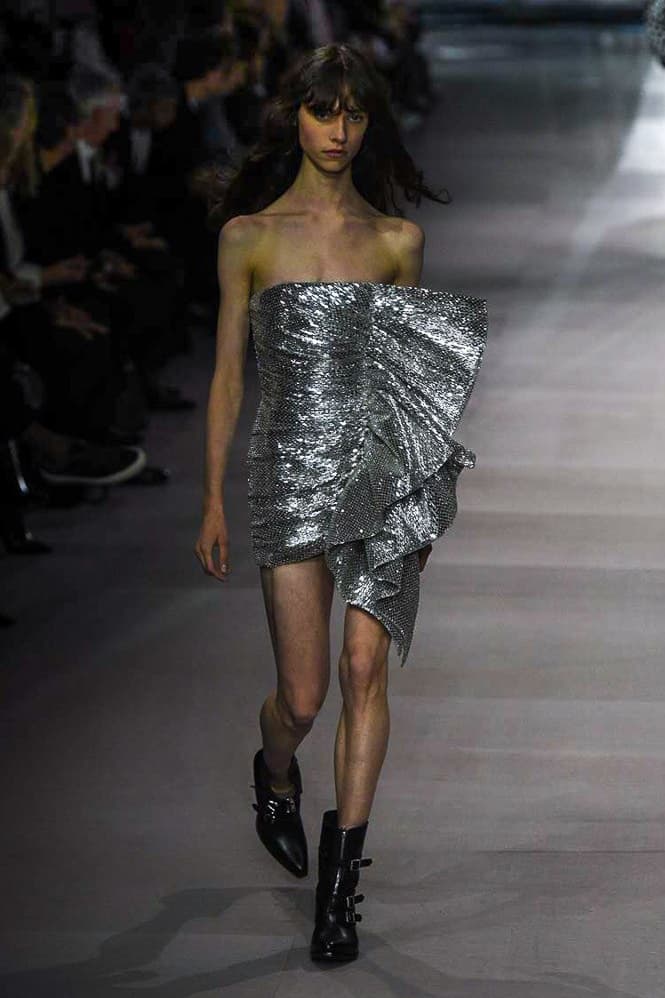 celine spring summer 2019 runway presentation show watch collection hedi slimane first debut paris fashion week spring summer 2019 photos imagery look women men