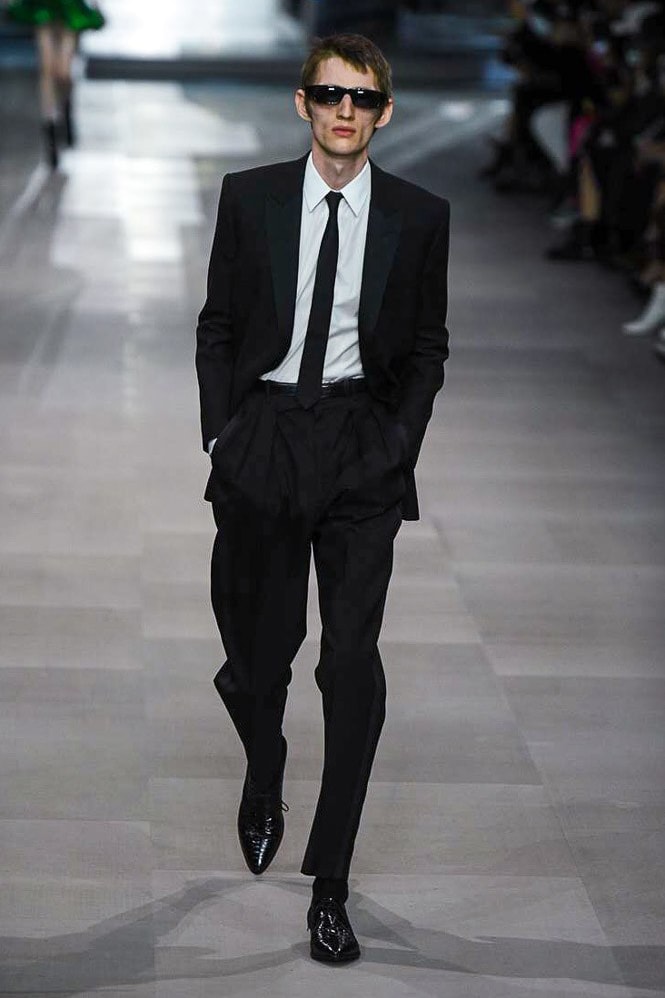 celine spring summer 2019 runway presentation show watch collection hedi slimane first debut paris fashion week spring summer 2019 photos imagery look women men