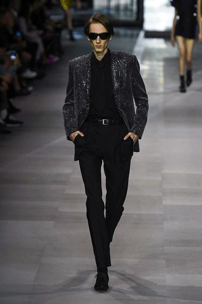 celine spring summer 2019 runway presentation show watch collection hedi slimane first debut paris fashion week spring summer 2019 photos imagery look women men
