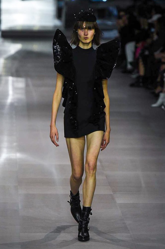 celine spring summer 2019 runway presentation show watch collection hedi slimane first debut paris fashion week spring summer 2019 photos imagery look women men