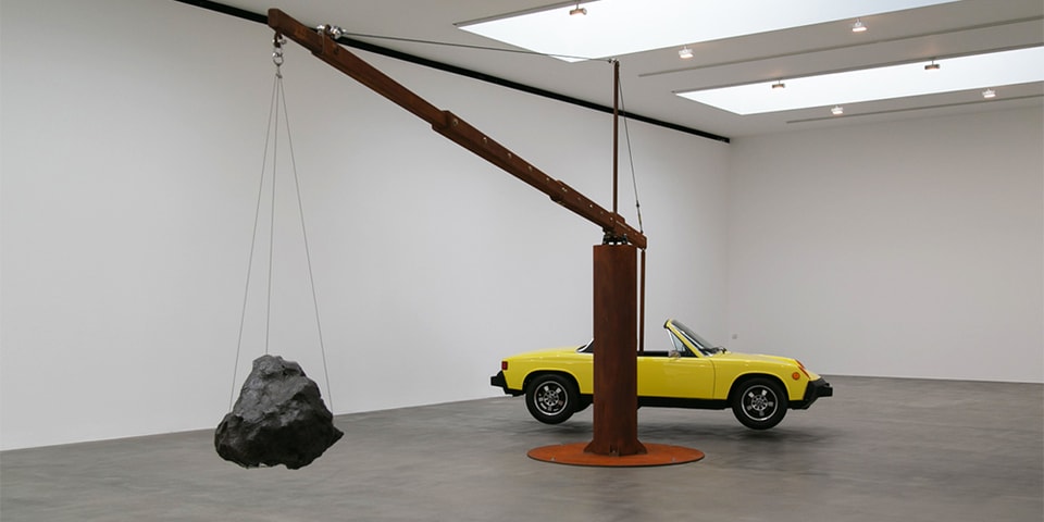 Chris Burden Suspends Vintage Porsche with 390-Pound Meteorite