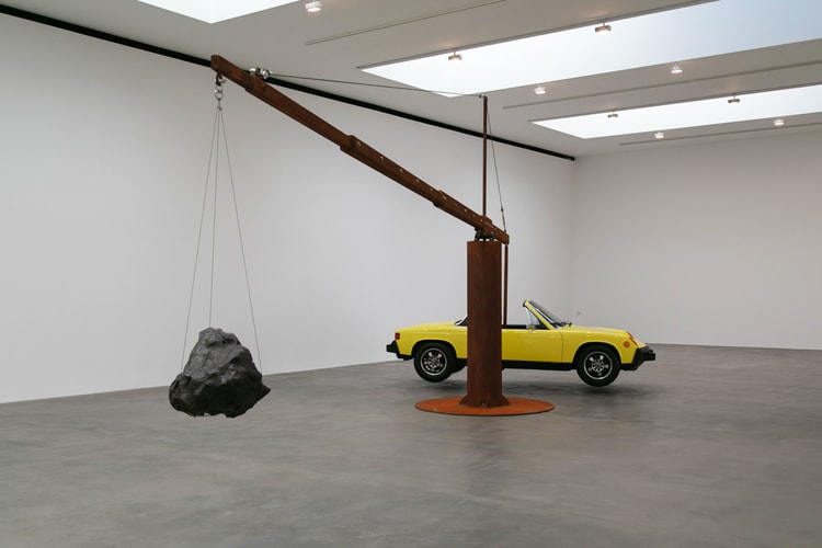 Chris Burden Suspends Vintage Porsche with 390-Pound Meteorite