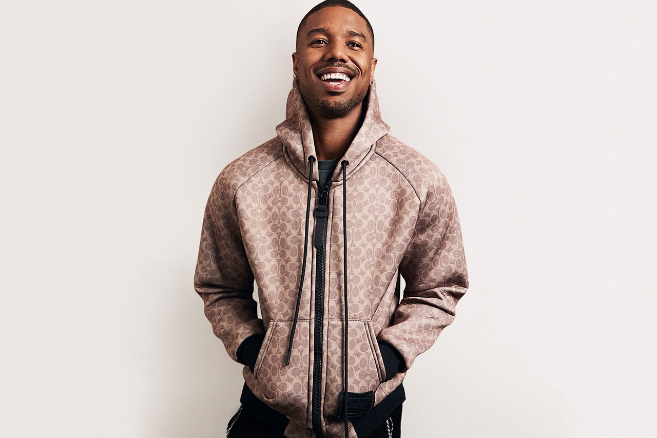 Coach michael b jordan menswear ambassador campaign spring summer 2019 stuart vevers global accessory fragrance perfume cologne foundation ready to wear collection