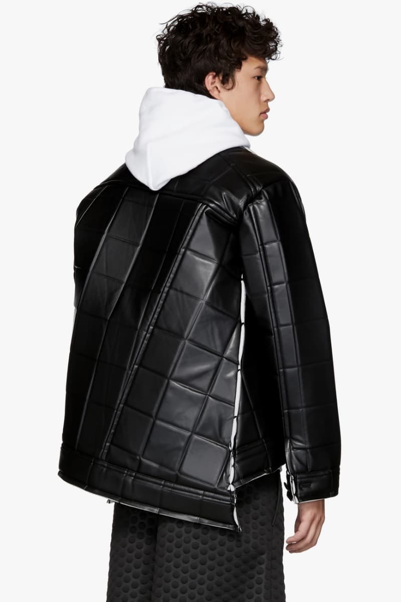 COMME des GARÇONS HOMME Plus fall winter 2018 synthetic Leather Jacket release info outerwear