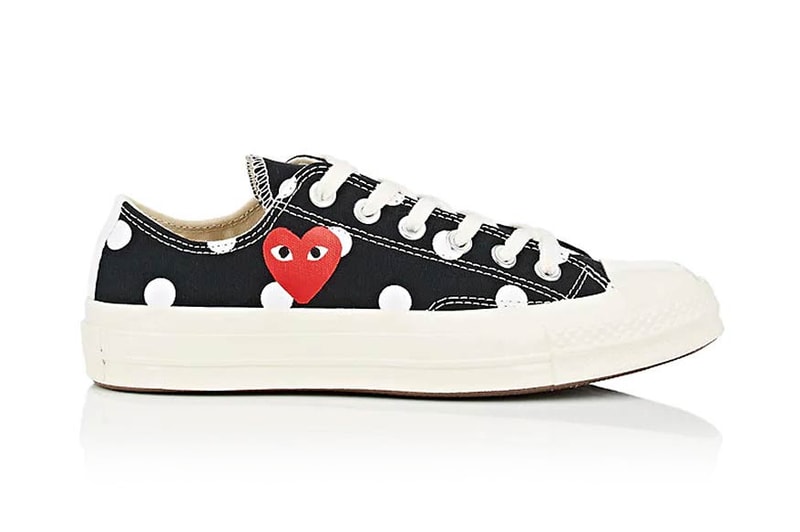 comme des garcons play converse chuck taylor 70 polka dot collection footwear sneakers shoes cdg Play