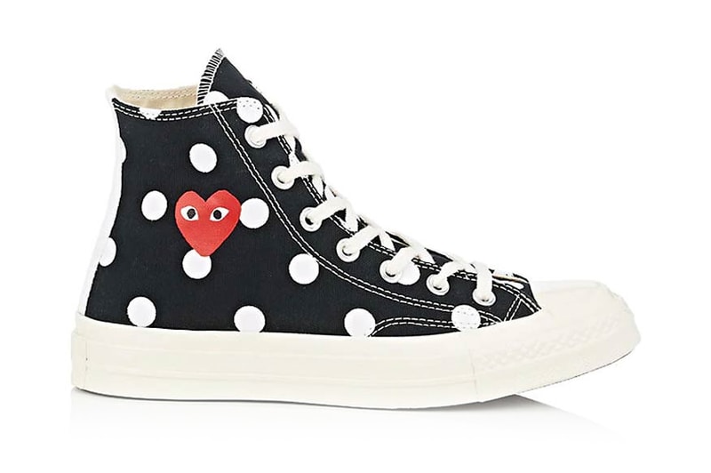 comme des garcons play converse chuck taylor 70 polka dot collection footwear sneakers shoes cdg Play