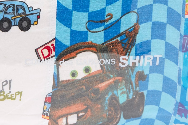 COMME des GARÇONS SHIRT Automobile Bedsheets Tote Bag cars pvc pixar disney bags accessories