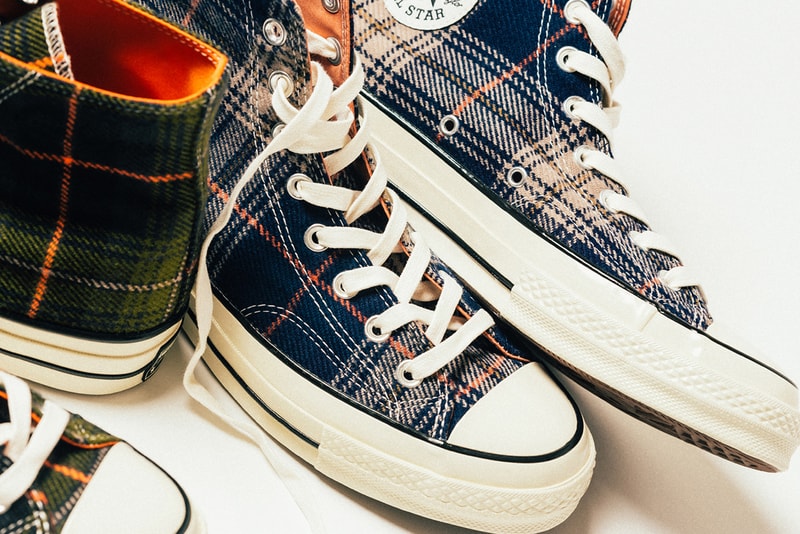 Converse Chuck Taylor All Star 70 Hi Plaid Pack olive burgundy navy black wool release info