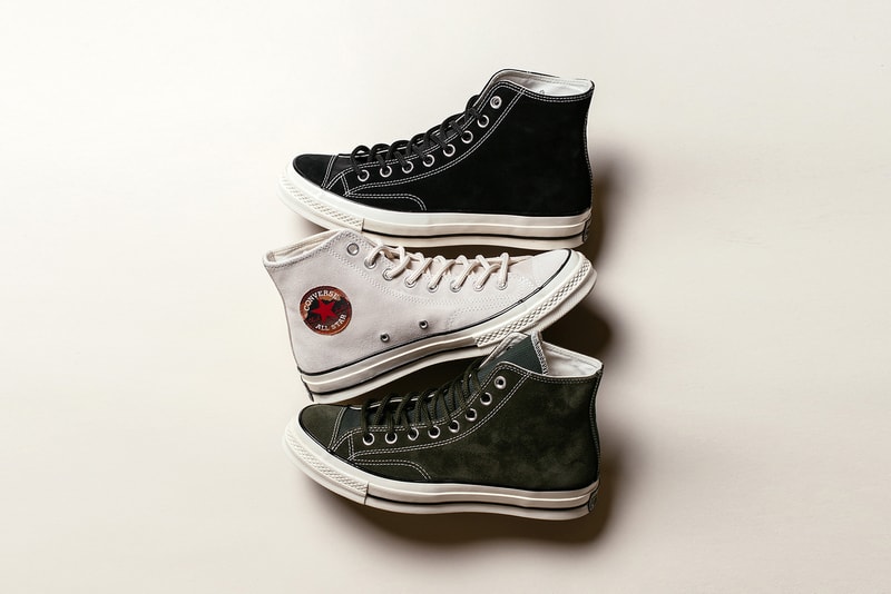 Converse Chuck Taylor All Star 70 Hi "Suede" Pack release date utility green natural ivory black price september 2018