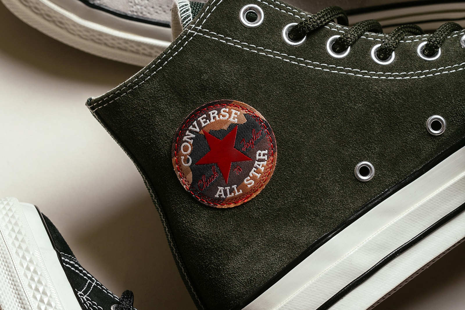 Converse Chuck Taylor All Star 70 Hi "Suede" Pack release date utility green natural ivory black price september 2018